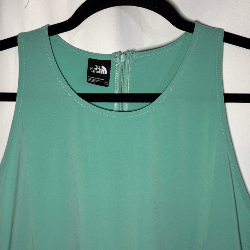The North Face Women’s Mint Green Sleeveless Drawstring Waist Skort Romper XXL - Picture 2 of 15